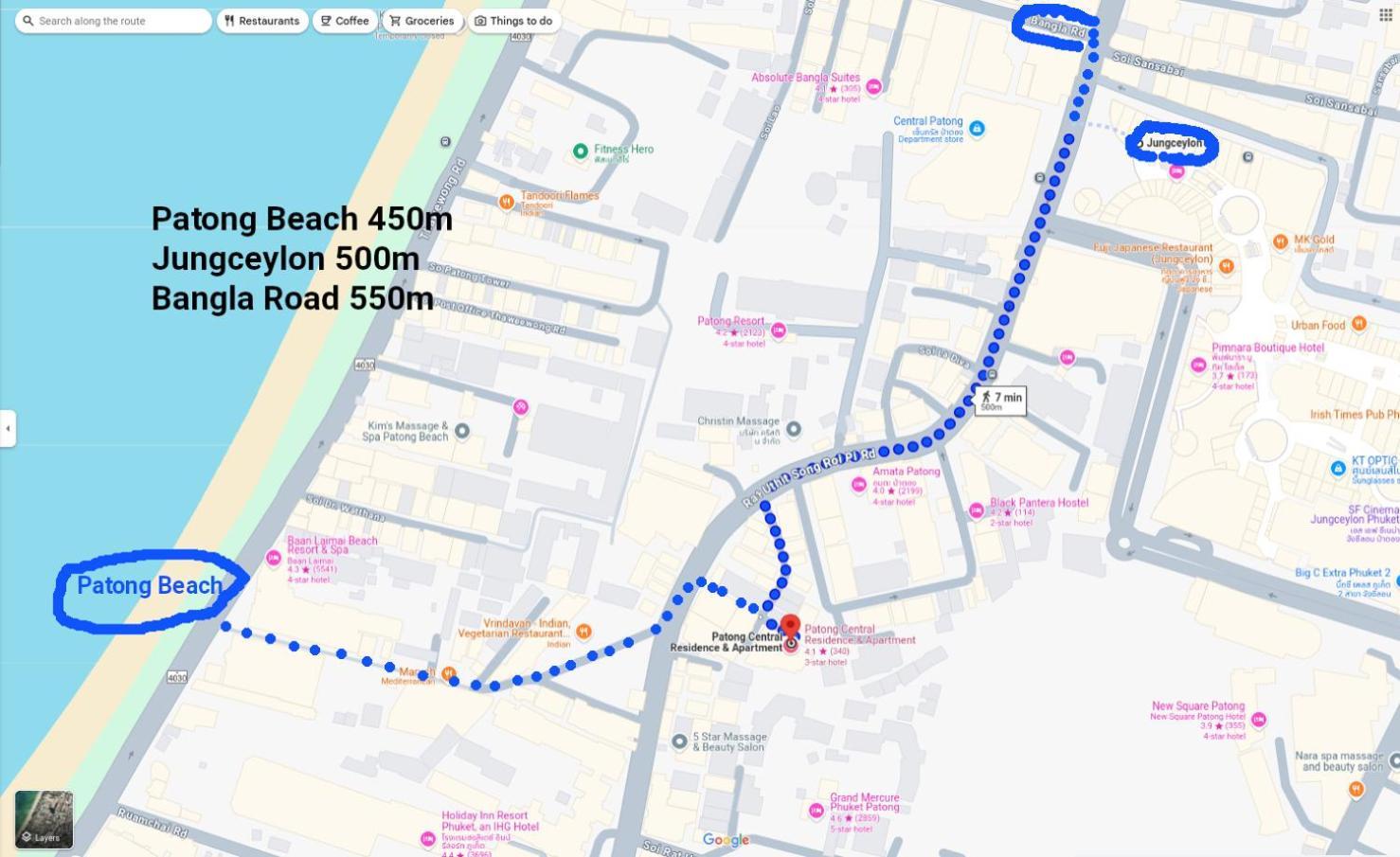 Patong Central Residence & Apartment Экстерьер фото